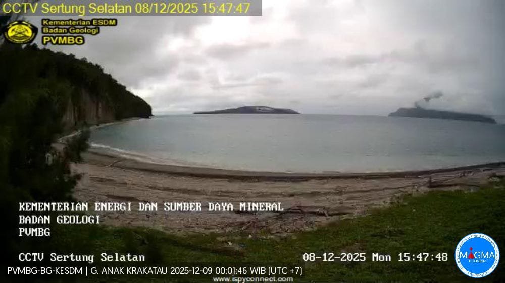 Anak Krakatau Kembali Berdenyut Gempa Vulkanik Dalam Terekam