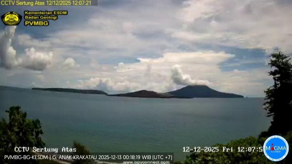 Gunung Anak Krakatau Masih Gelisah di Level II Waspada, Terjadi 1 Gempa Vulkanik Dangkal dalam 24 Jam