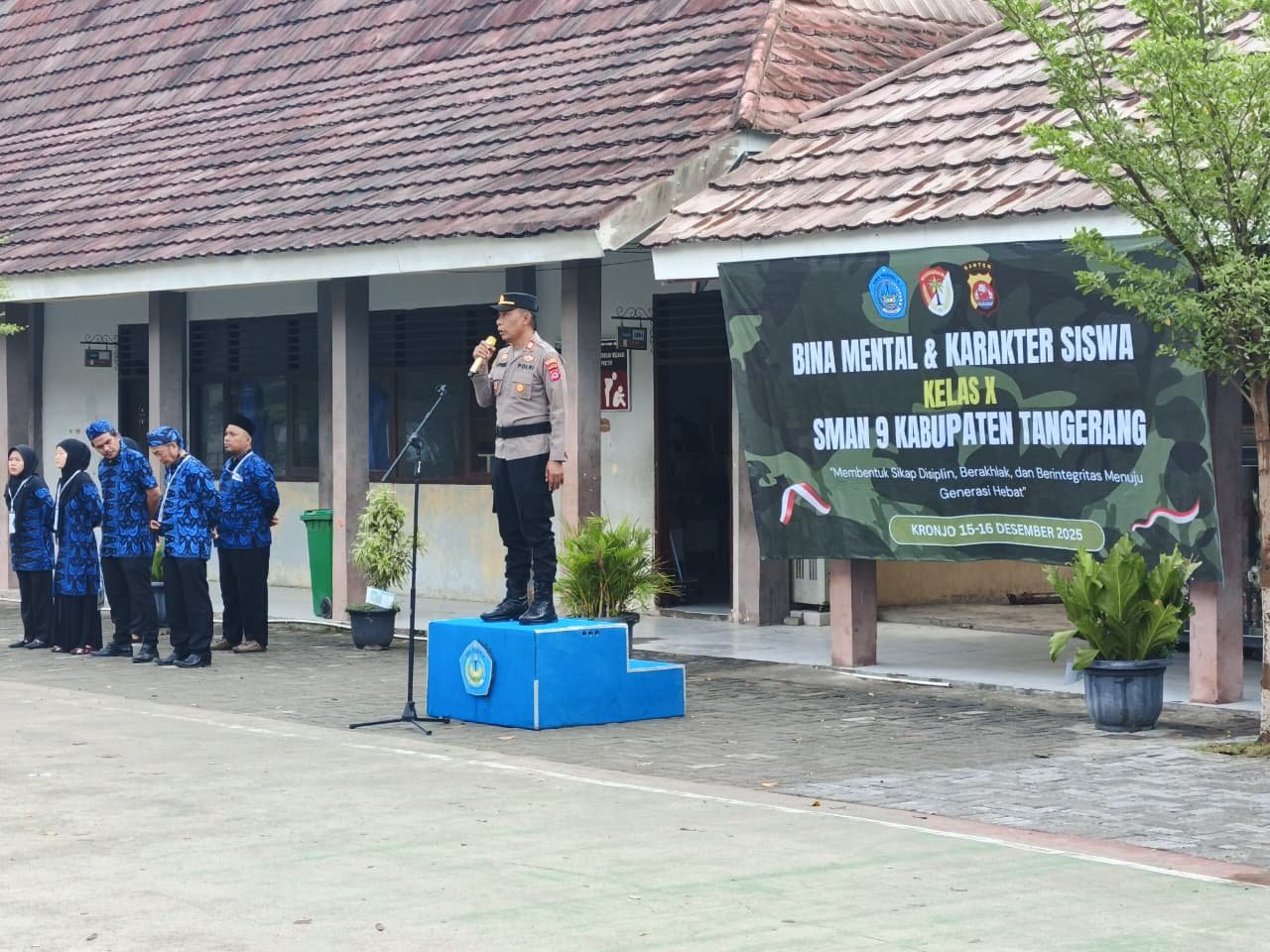 Kapolsek Kronjo AKP I Nyoman Nariana Jadi Pembina Upacara