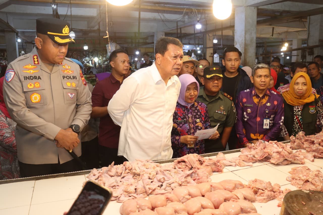 Bupati Tangerang dan Kapolresta Sidak Pasar Gudang Tigaraksa
