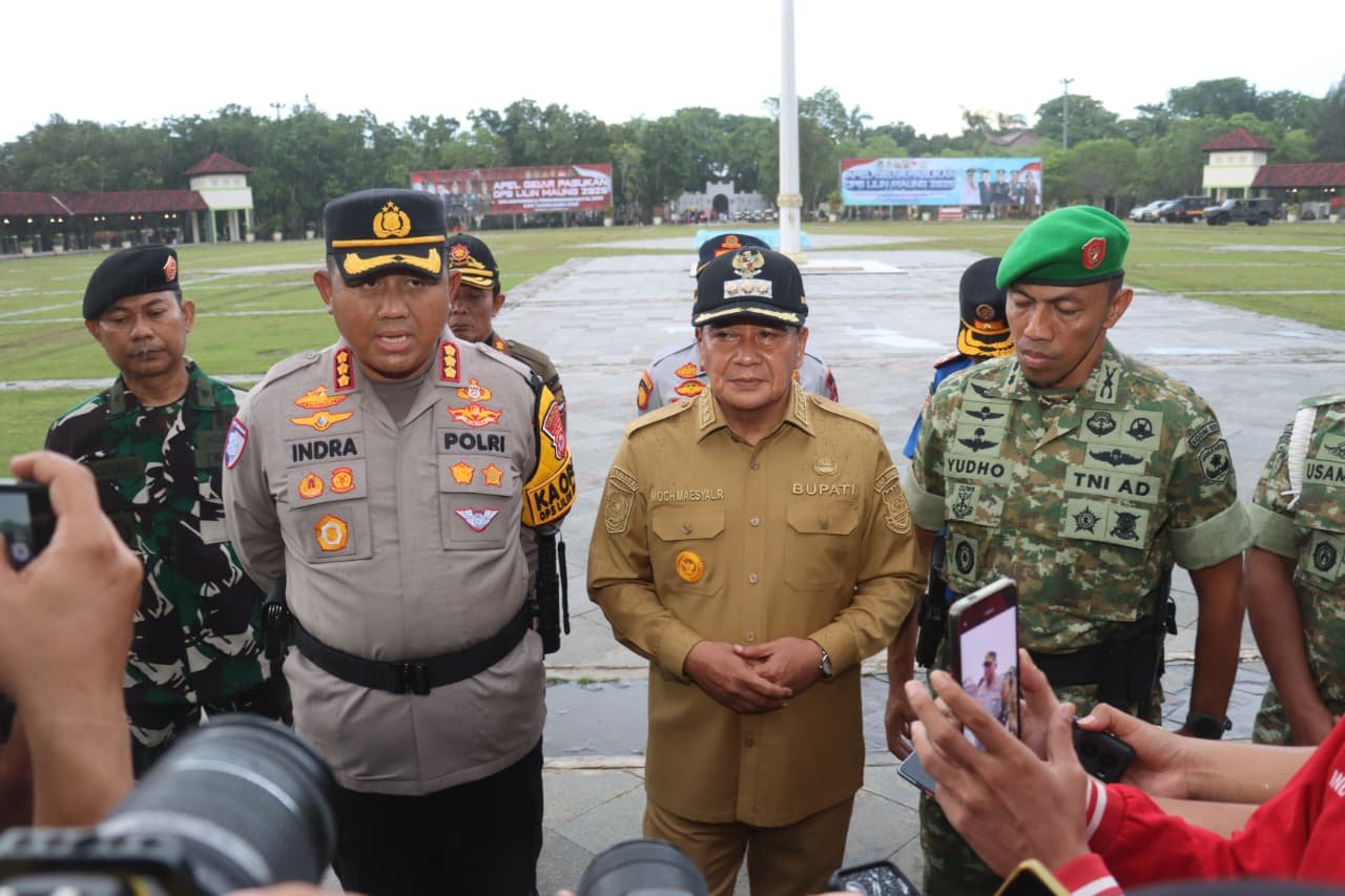 Polresta Tangerang Gelar Apel Pasukan Operasi Lilin Maung 2025 untuk Amankan Natal dan Tahun Baru