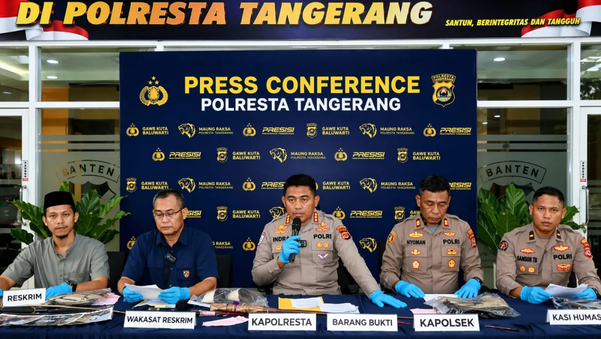 Polisi Ringkus 14 Anak Pelaku Tawuran Maut di Kabupaten Tangerang, Satu Pelaku DPO