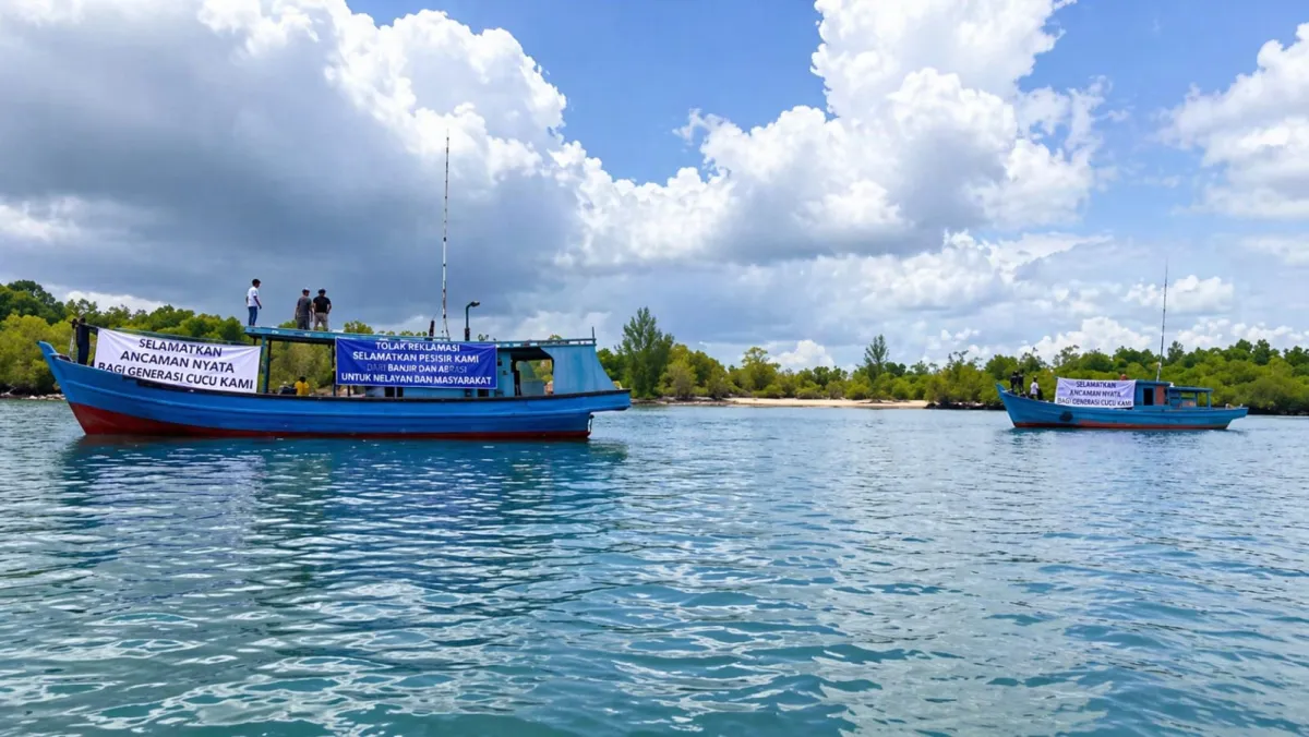 Gelombang Kemarahan Nelayan Desa Kelong: Pulau Poto - Batam.