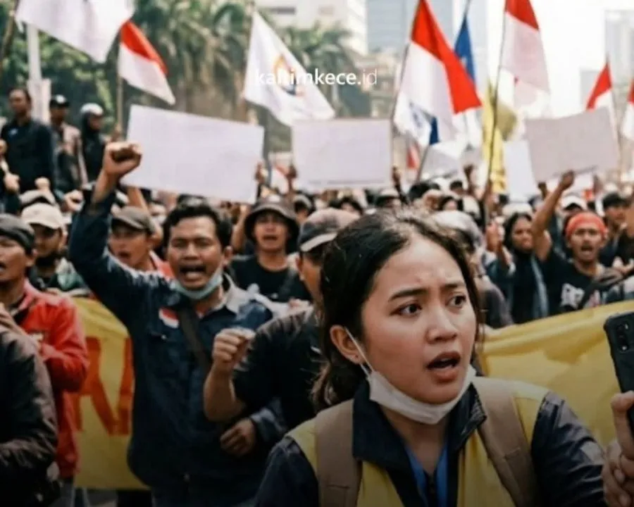 Jurnalis Perempuan Dirampas Data Liputan saat Demo 214 di Kantor Gubernur Kaltim