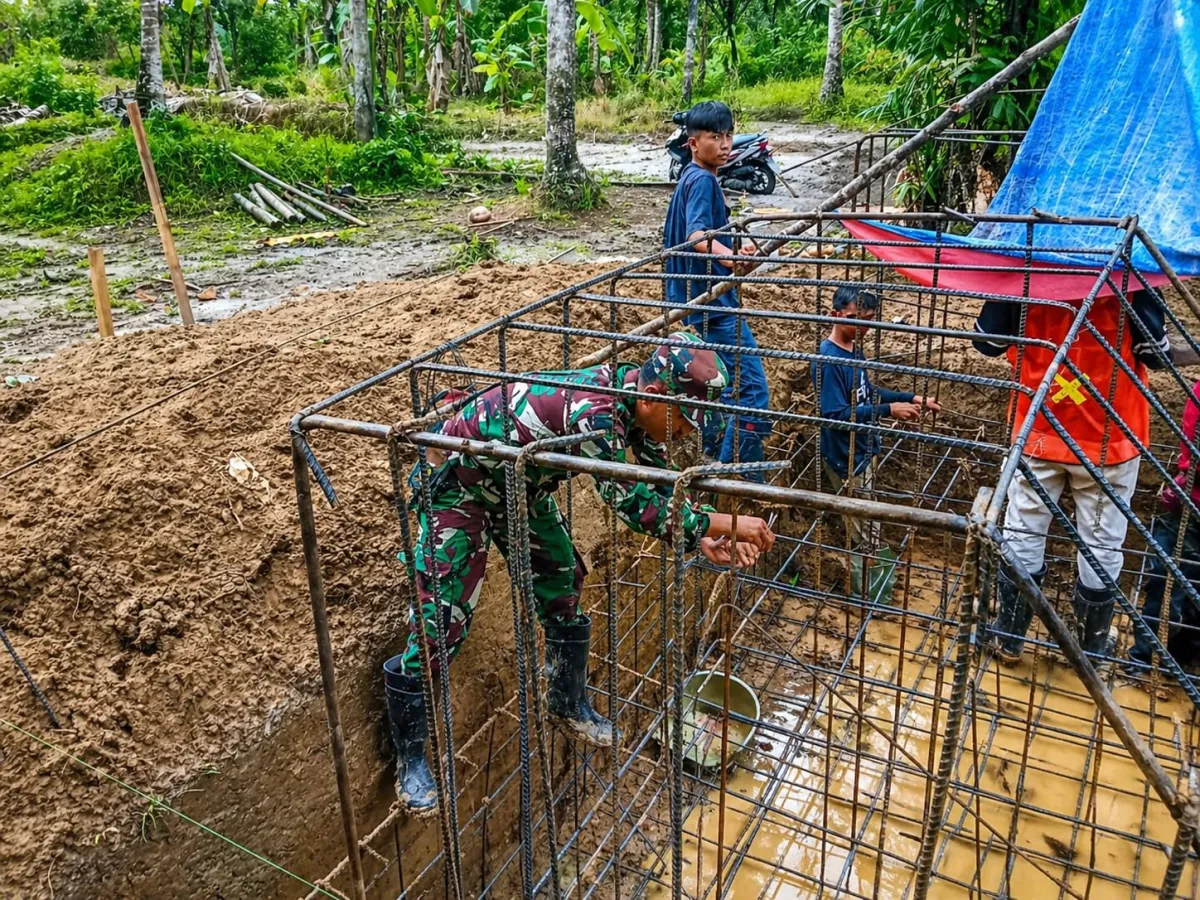 Kodim 0601/Pandeglang Lanjutkan Pembangunan 4 Jembatan Perintis Garuda Tahap III & IV, Progres Capai Hampir 40%