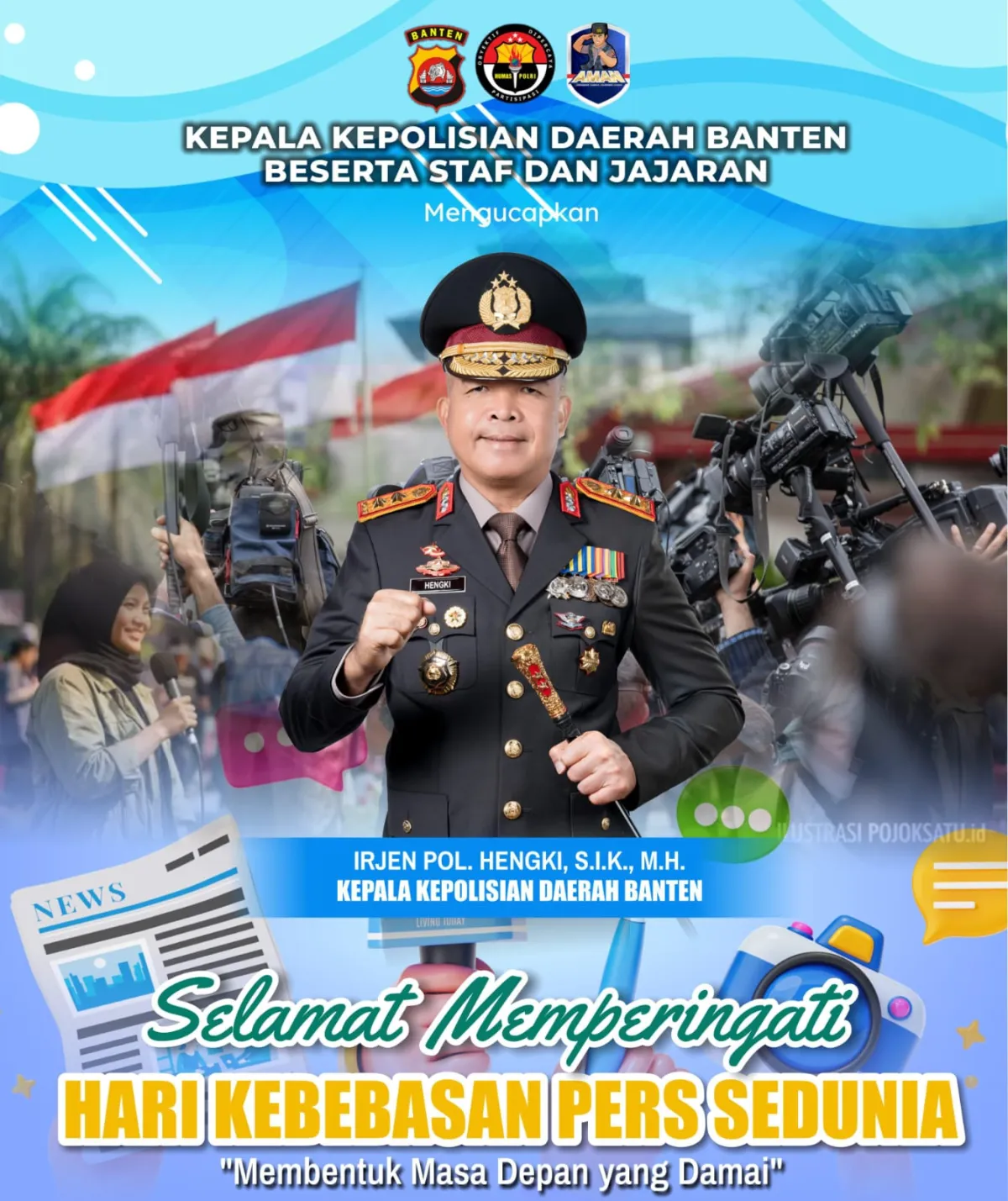 Hari Kebebasan Pers Sedunia 2026, Kapolda Banten Tekankan Sinergi Polri dan Insan Pers