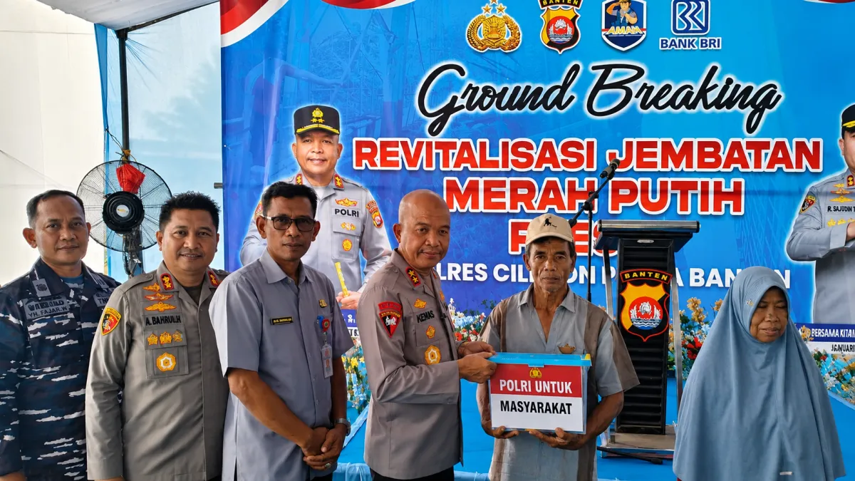 Kapolres Martua Silitonga Dampingi Kapolda Banten Resmikan Revitalisasi JMPP