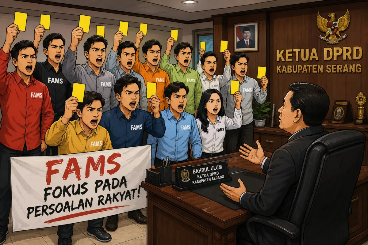 Kartu Kuning untuk Ketua DPRD Serang: Ruang Jabatan Dipakai untuk Apa?