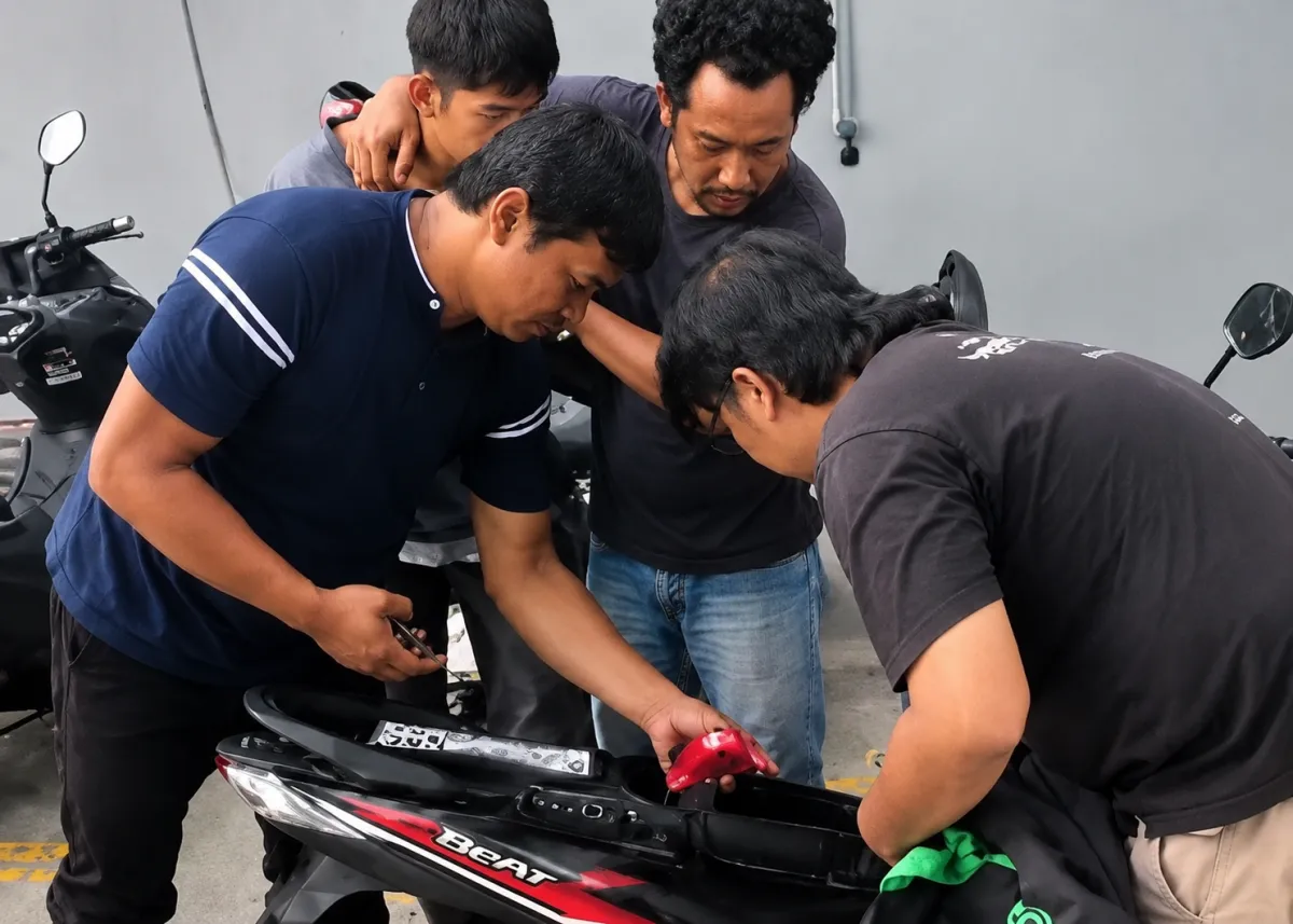 Tim Resmob Polres Serang Ringkus Dua Pelaku Curanmor Bersenjata Api di Cikande