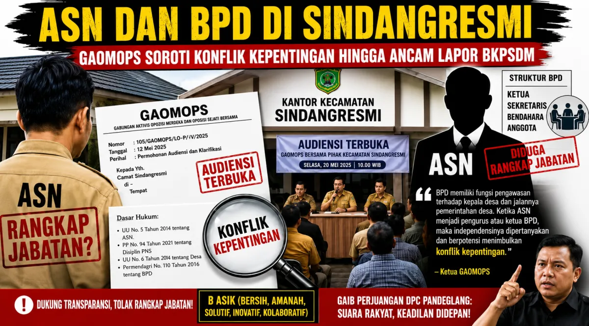 Bolehkah ASN Merangkap Jabatan Sebagai Anggota BPD? Ini Penjelasan Hukumnya