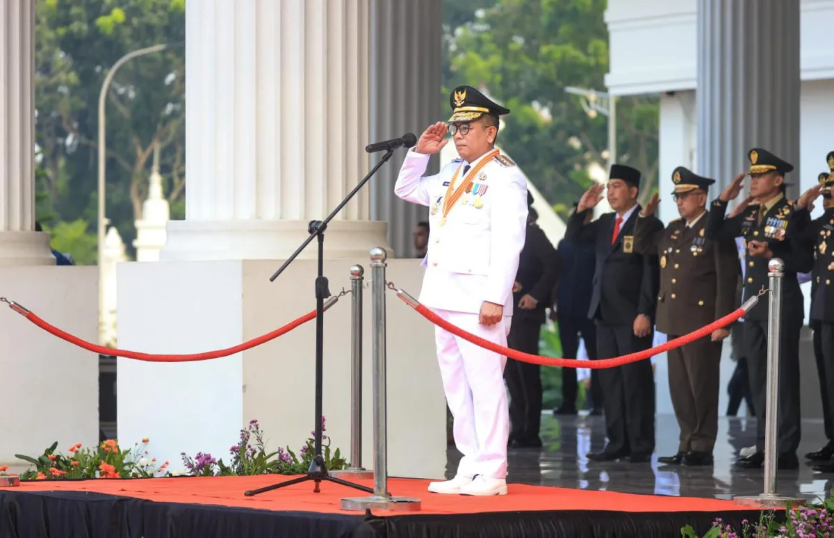 Gubernur Andra Soni Pimpin Upacara Hari Lahir Pancasila 2026 di Serang: “Pancasila di Tangan Para Kepala Daerah”