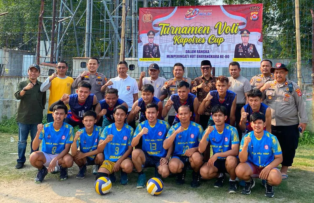 Pererat Sinergitas, Polres Cilegon Gelar Turnamen Bola Voli Kapolres Cup 2026