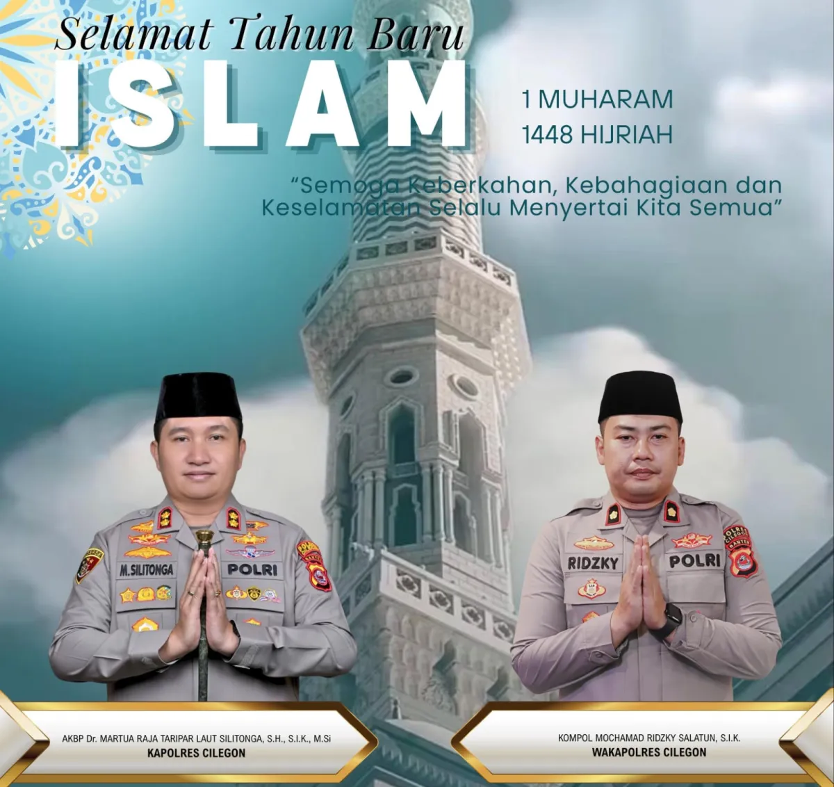 Sambut 1 Muharram 1448 H, Kapolres Cilegon Ajak Masyarakat Perkuat Persatuan dan Kamtibmas