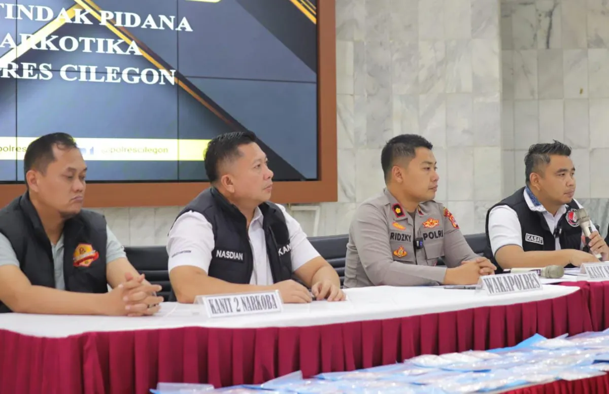 Polres Cilegon Ungkap 19 Kasus Narkoba dalam Dua Bulan, 21 Tersangka Diamankan