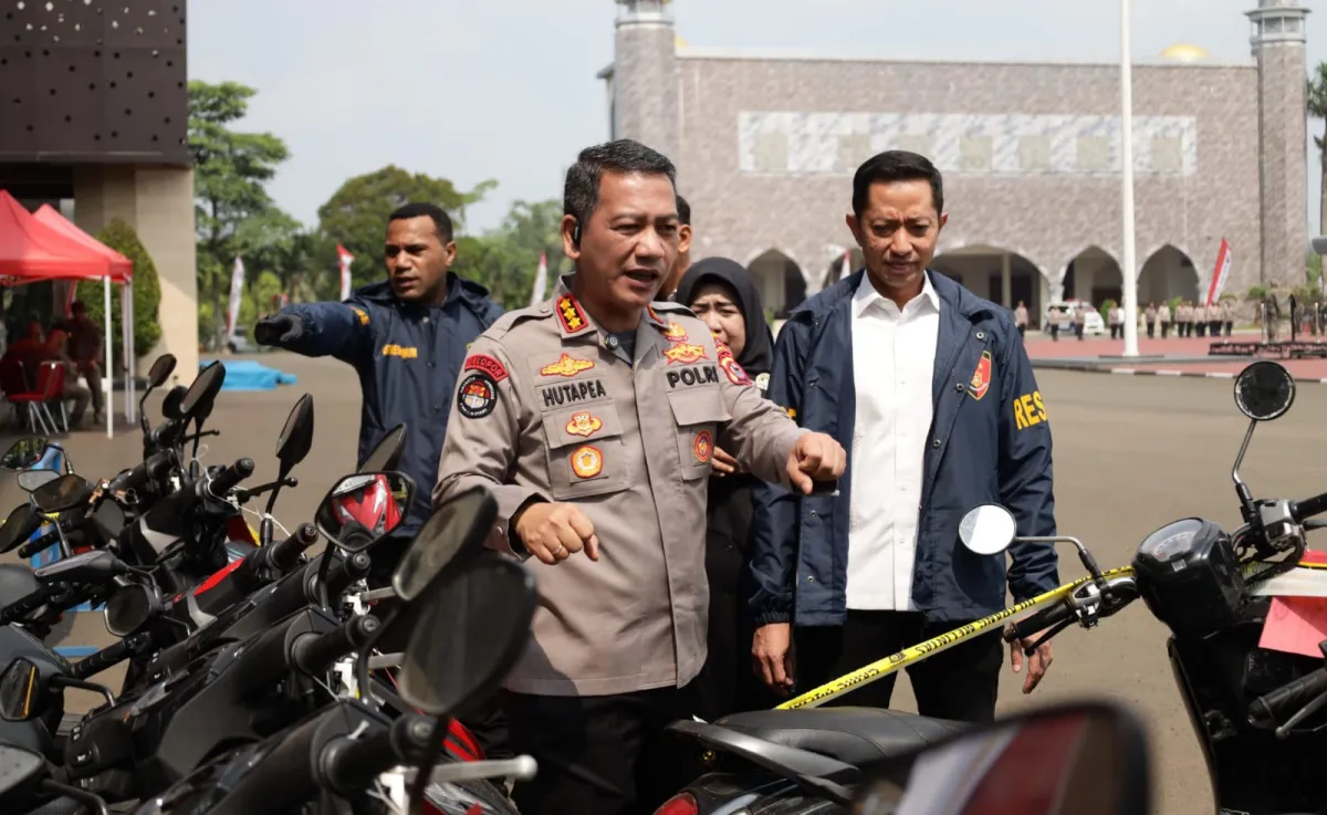 Polda Banten Kembalikan 13 Motor Curian Gratis ke Pemilik Sah, Segera Cek di Mapolda Banten!
