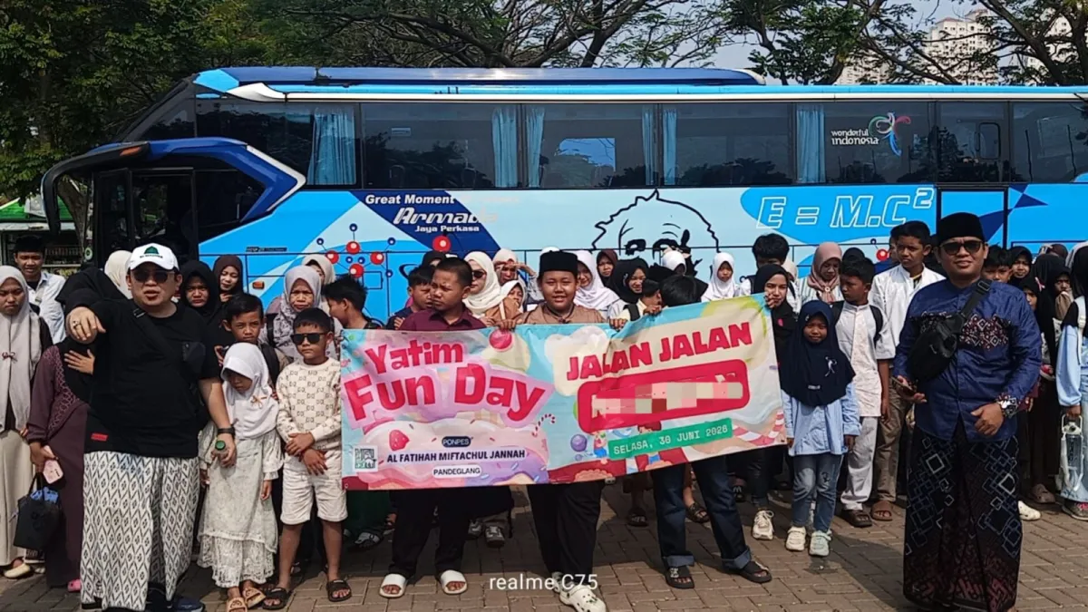 120 Anak Yatim Pandeglang Nikmati Hari Bahagia di Ancol, KH. Makky Fatihah: “Kita Adalah Pelayan Yatim”