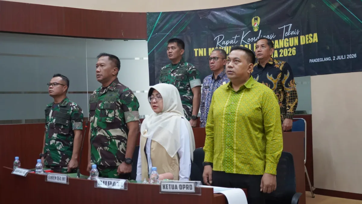 Rapat Koordinasi Teknis TMMD Ke-129 TA 2026 Digelar di Pandeglang: TNI dan Pemda Sinergi Percepat Pembangunan Desa Berbasis Gotong Royong