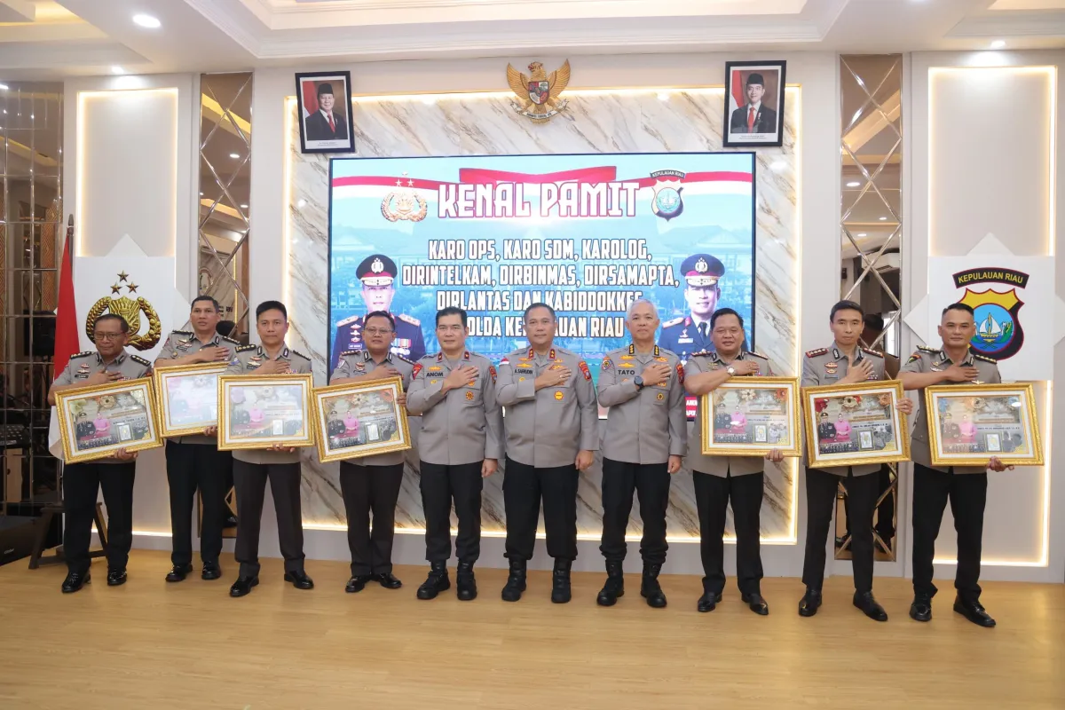 Polda Kepri Gelar Sertijab dan Kenal Pamit Pejabat Utama: Perkuat Sinergi dan Pelayanan Presisi di Wilayah Perbatasan