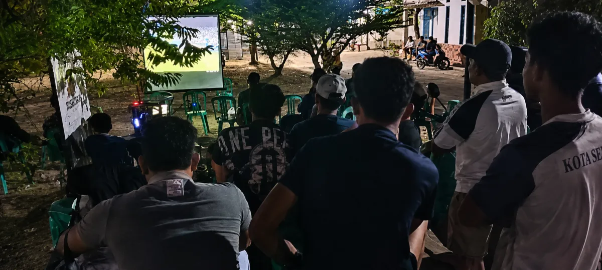 Koramil 0108/Bojong Gelar Nobar Gembira Piala Dunia 2026, Pererat Silaturahmi dan Komunikasi Sosial Bersama Masyarakat