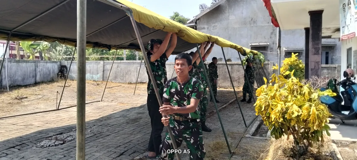 Jelang Pembukaan TMMD ke-129 di Pandeglang, Personel Kodim 0601/Pandeglang Selesaikan Persiapan Lapangan