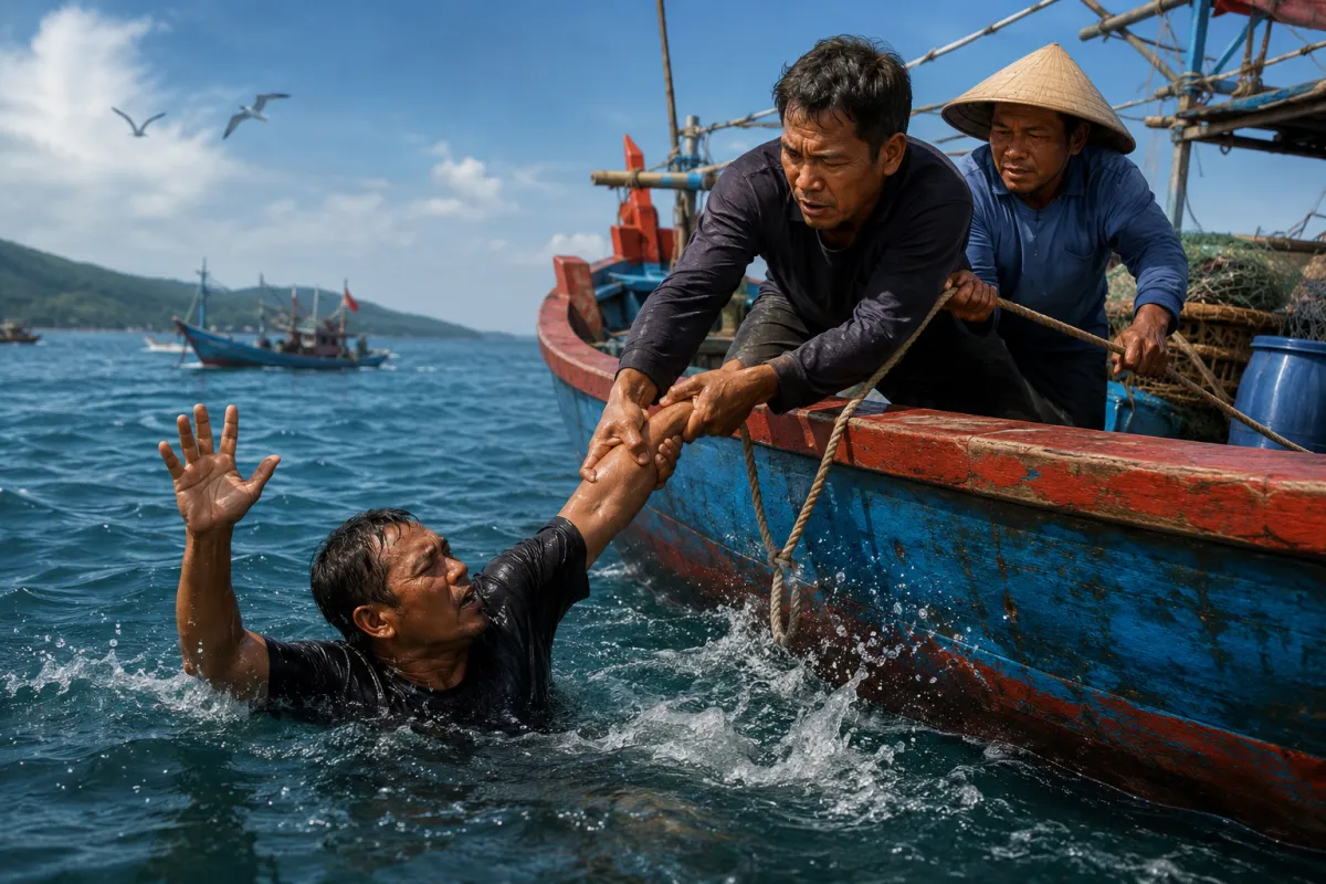 Tim SAR Gabungan Cari Korban Diduga Tenggelam di Perairan Bagedur Lebak