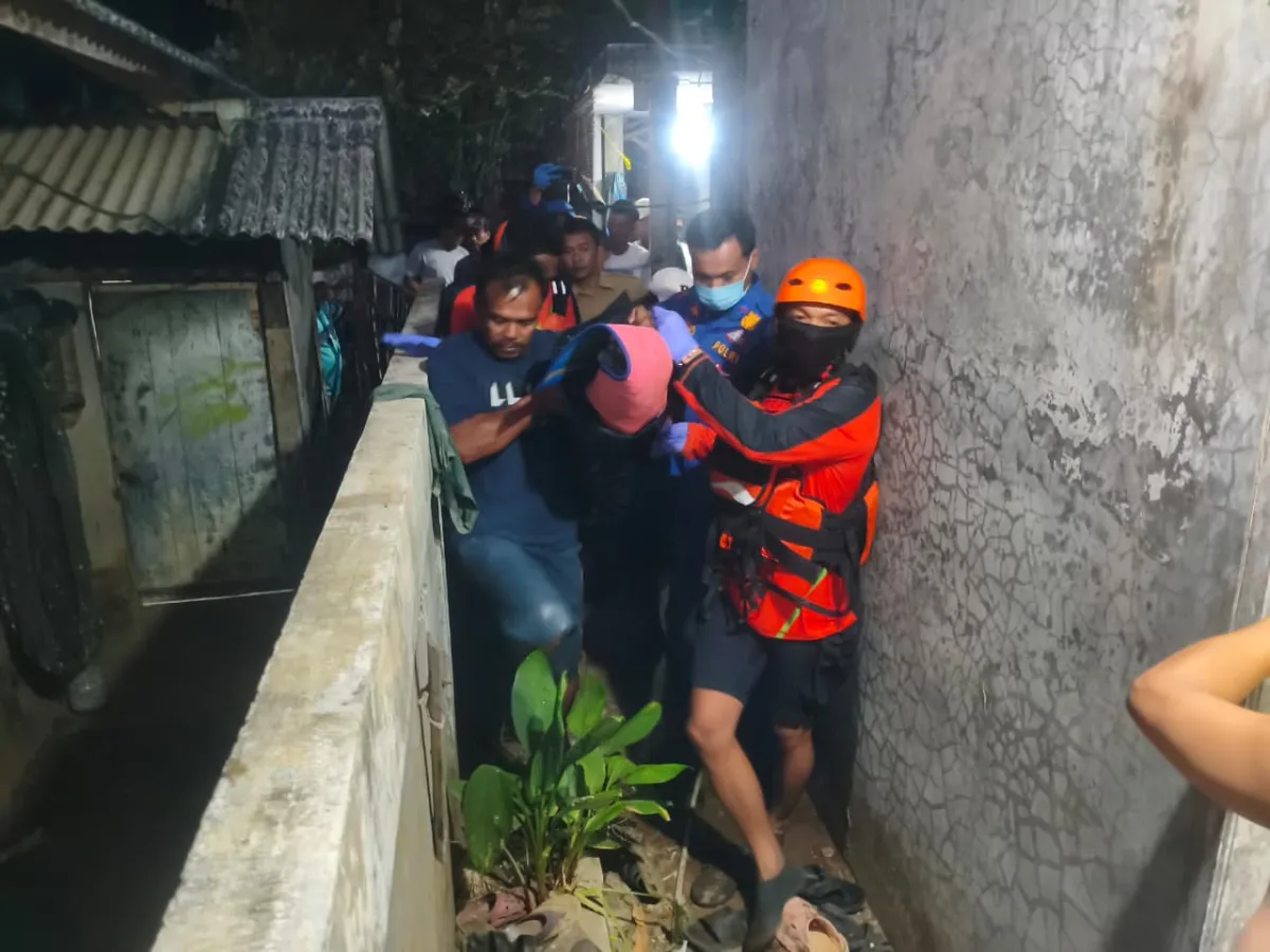 Korban Tenggelam di Pantai Bagedur Lebak Ditemukan Meninggal Setelah Dua Hari Pencarian Tim SAR Gabungan