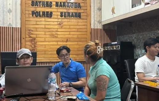 Polres Serang Grebek Pasangan Kekasih Pengedar Sabu di Kopo Banten, 7 Paket Disita
