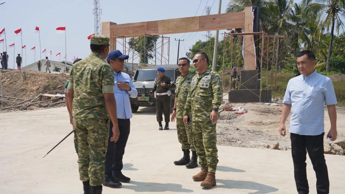 Peninjauan Bantuan Kemasyarakatan Presiden Program Karya Bhakti TNI TA 2026 di Pandeglang Pastikan Tepat Sasaran