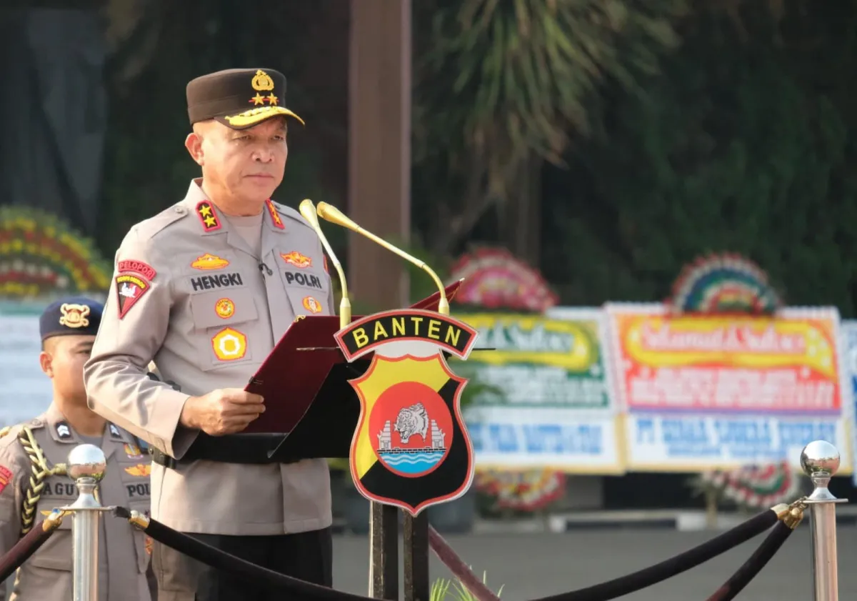 Kapolda Banten Pimpin Serah Terima Jabatan Wakapolda, PJU, serta Kapolres Cilegon dan Lebak