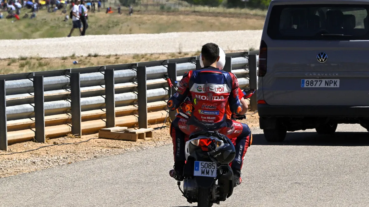 Kekacauan Lap Pembuka Sprint Aragon Guncang Mir, Bastianini, dan Morbidelli