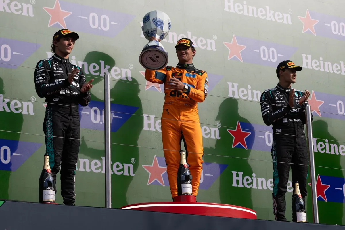 Lando Norris Bantah Klaim Mercedes Soal Mobil Terbaik F1 2026