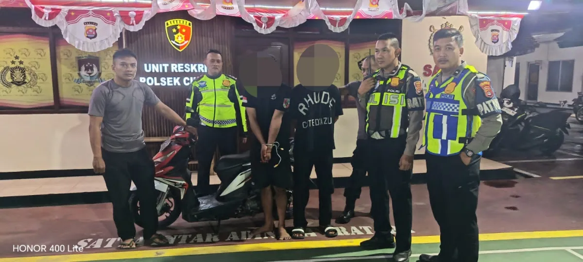 Patroli Blue Light Satlantas Polresta Tangerang Gagalkan Aksi Curanmor di Cikupa, Dua Pelaku Diamankan