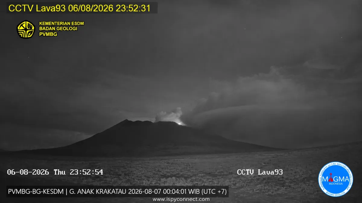 Status Aktivitas Gunung Anak Krakatau Bertahan di Level III (Siaga), Warga Dilarang Mendekat Radius 3 Kilometer