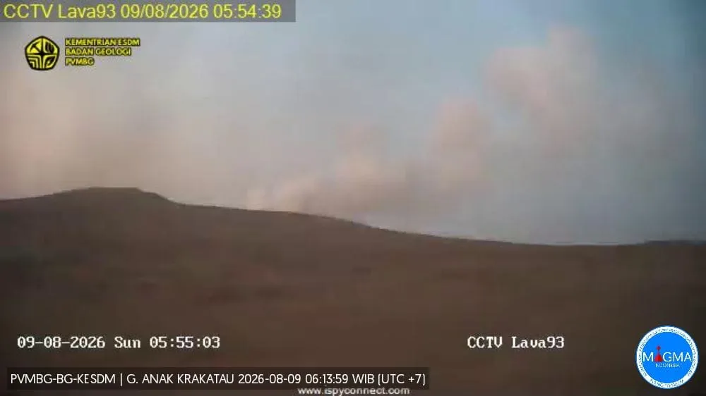 Update Aktivitas Gunung Anak Krakatau: Masih Siaga, PVMBG Catat Gempa Low Frekuensi dan Hybrid