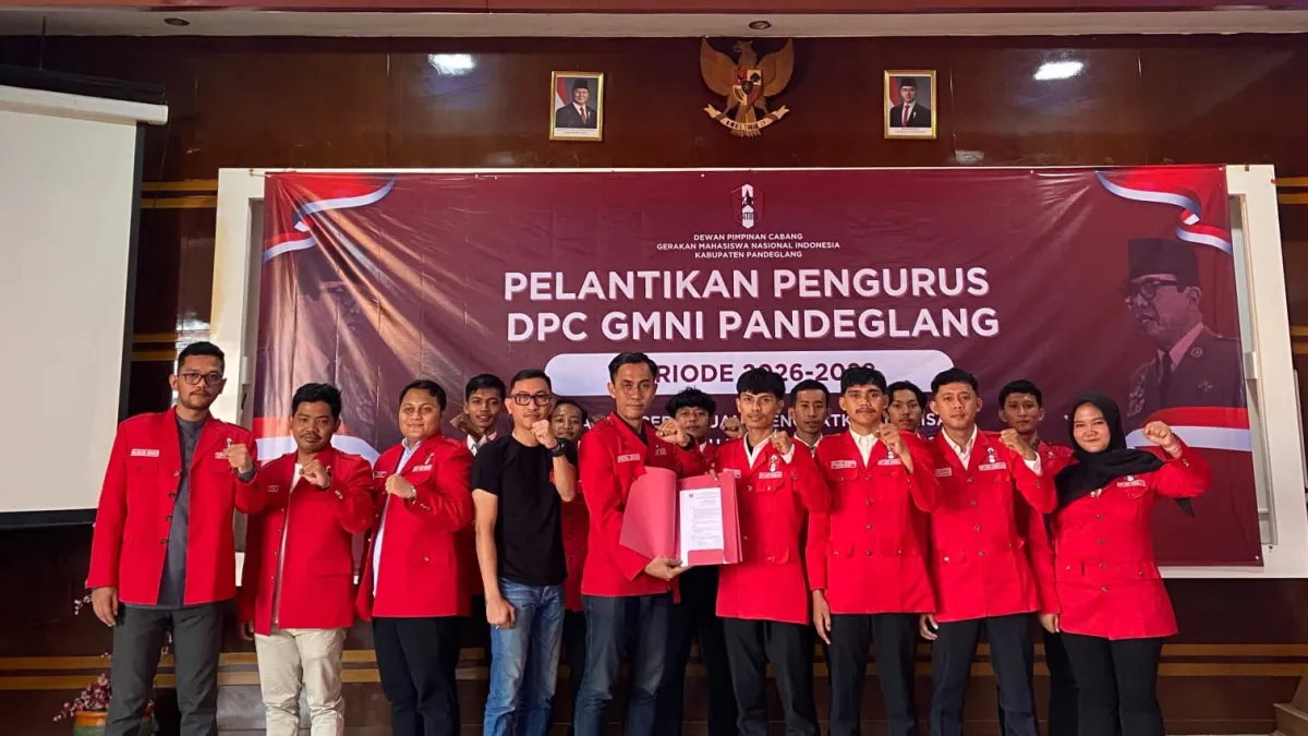 Sah! Abdul Aziz dan Galang Irawan Pimpin DPC GMNI Pandeglang 2026-2028, Siap Kawal Pasal 33 UUD 1945