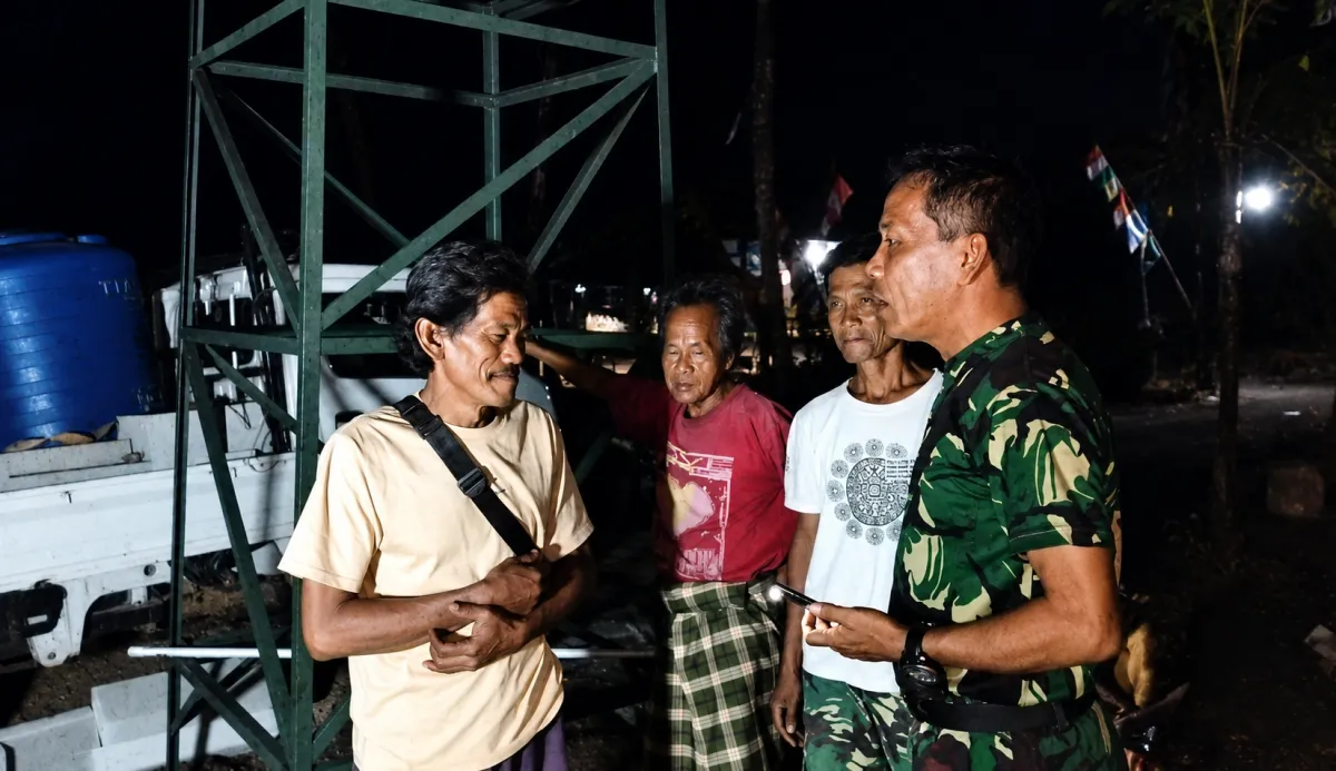 TMMD Ke-129 Jawab Krisis Air Bersih, Satgas Pasang Toren di Kampung Kadu Calung Cadas Pandeglang