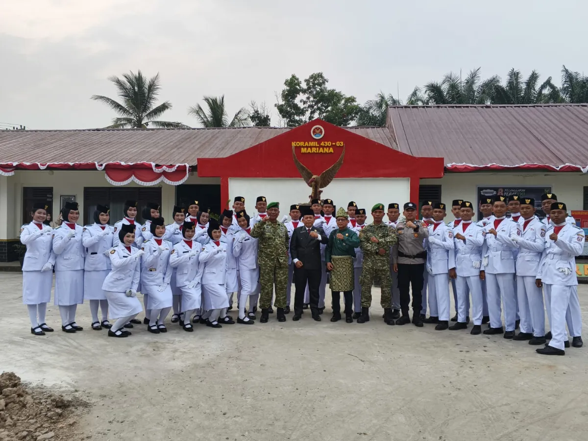 Semangat Kebersamaan Warnai Detik-Detik Proklamasi HUT RI ke-81 di SMAN 1 Banyuasin 1