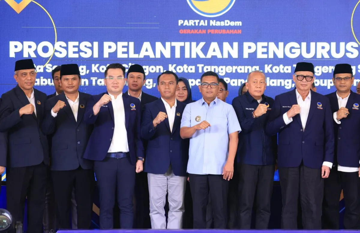 Hadiri Rakerwil NasDem, Gubernur Andra Soni Beberkan Capaian Banten: Dari Sekolah Gratis hingga Trans Banten