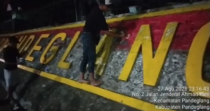 Korve Malam, Kodim 0601/Pandeglang Perkuat Kebersihan dan Kerapihan Lingkungan Makodim