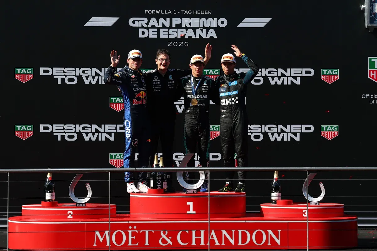 Antonelli Juara F1 Spanyol 2026, Verstappen dan Norris Tercecer