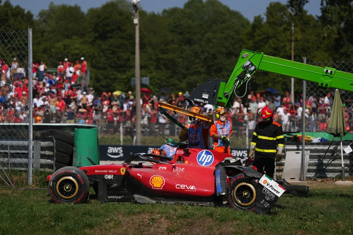 Leclerc Bebas Penalti Meski Crash Besar di Monza