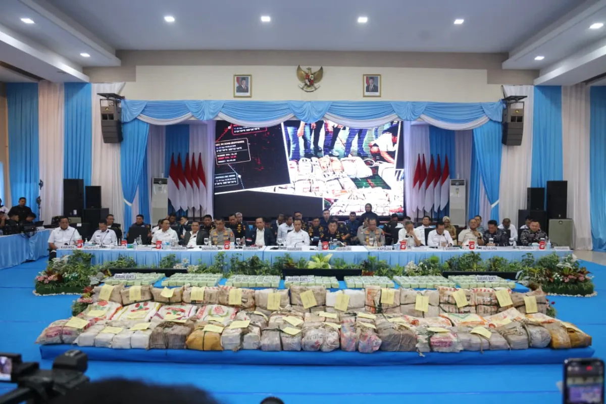 Operasi Laut Gabungan di Batam Gagalkan Penyelundupan 800 Kg Ketamin Senilai Rp1,28 Triliun