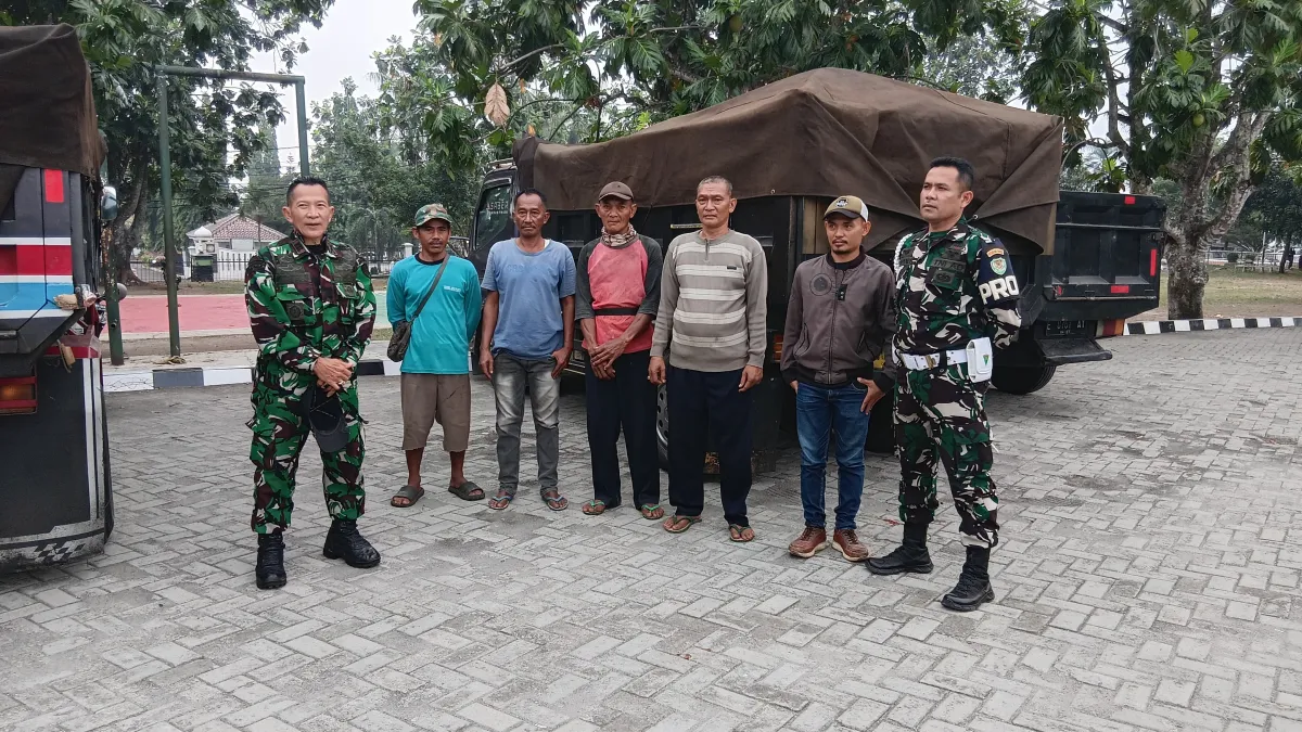 Kodim 0601/Pandeglang Laksanakan Refling dan Persiapan Hotmix Jalan Lingkungan Makodim