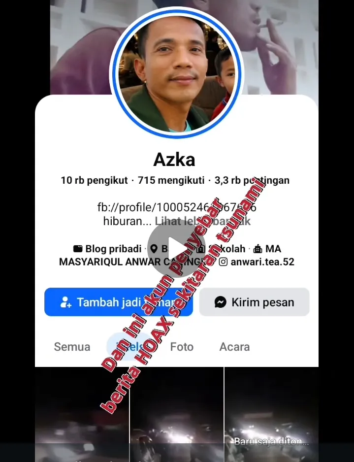 Geger! Video Hoaks Tsunami Anak Krakatau Bikin Warga Pandeglang Panik Berlarian di Tengah Malam
