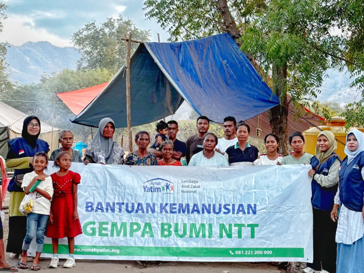 Aksi Kemanusiaan Rumah Yatim Terus Salurkan Bantuan Sembako dan Pangan untuk Penyintas Gempa NTT di Dua Wilayah