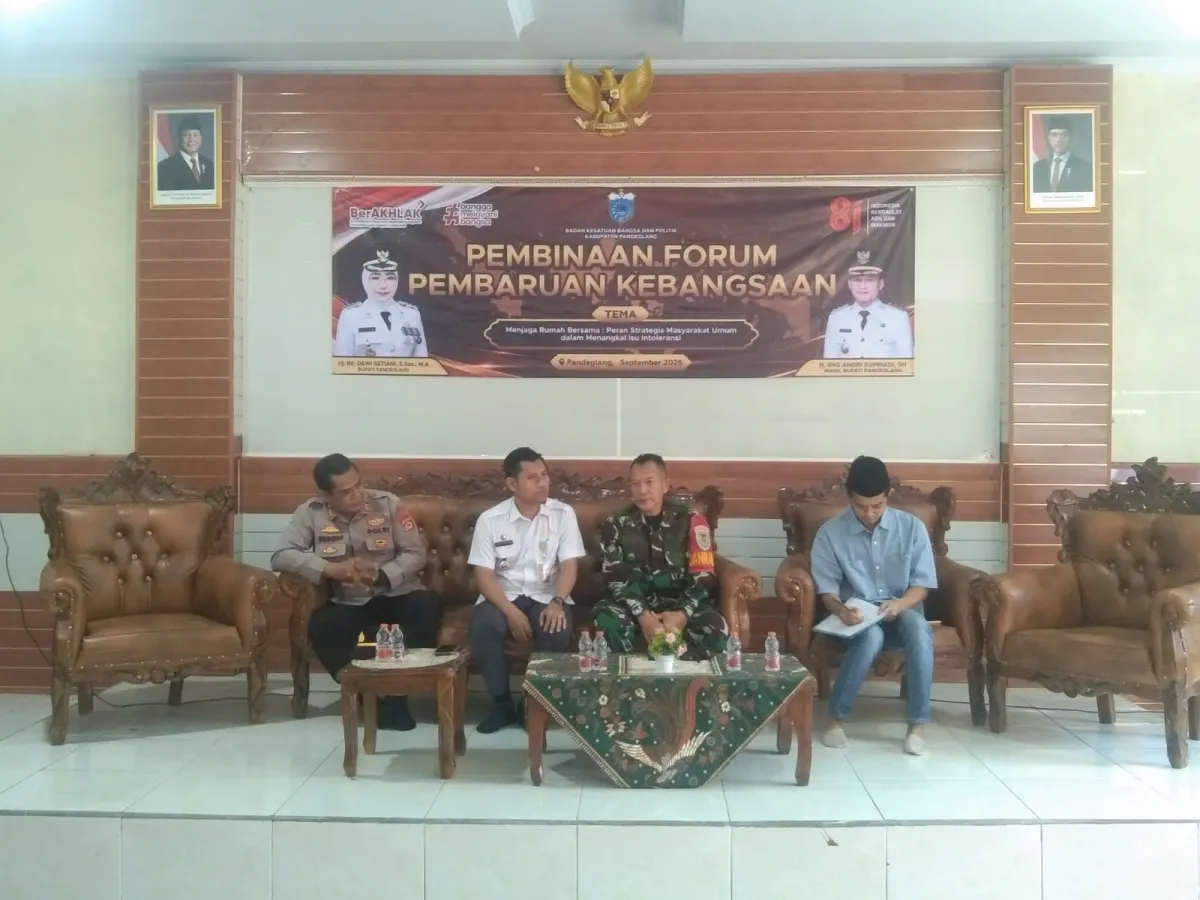 Pembinaan FPK di Menes, Perkuat Persatuan dan Kerukunan Masyarakat Kabupaten Pandeglang