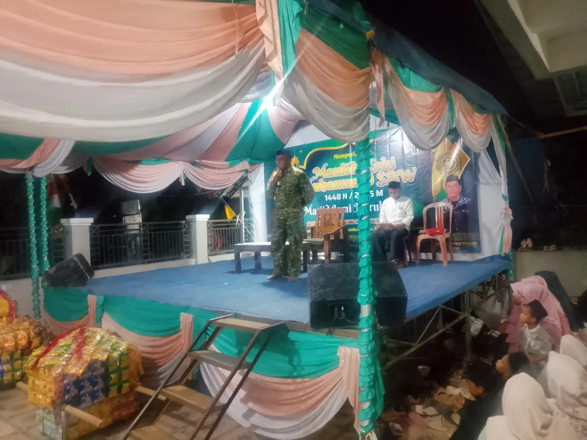 Semarak Maulid Nabi 1448 H di Desa Kertasana: Sinergi TNI-Polri dan Warga Ciptakan Suasana Khidmat dan Kondusif