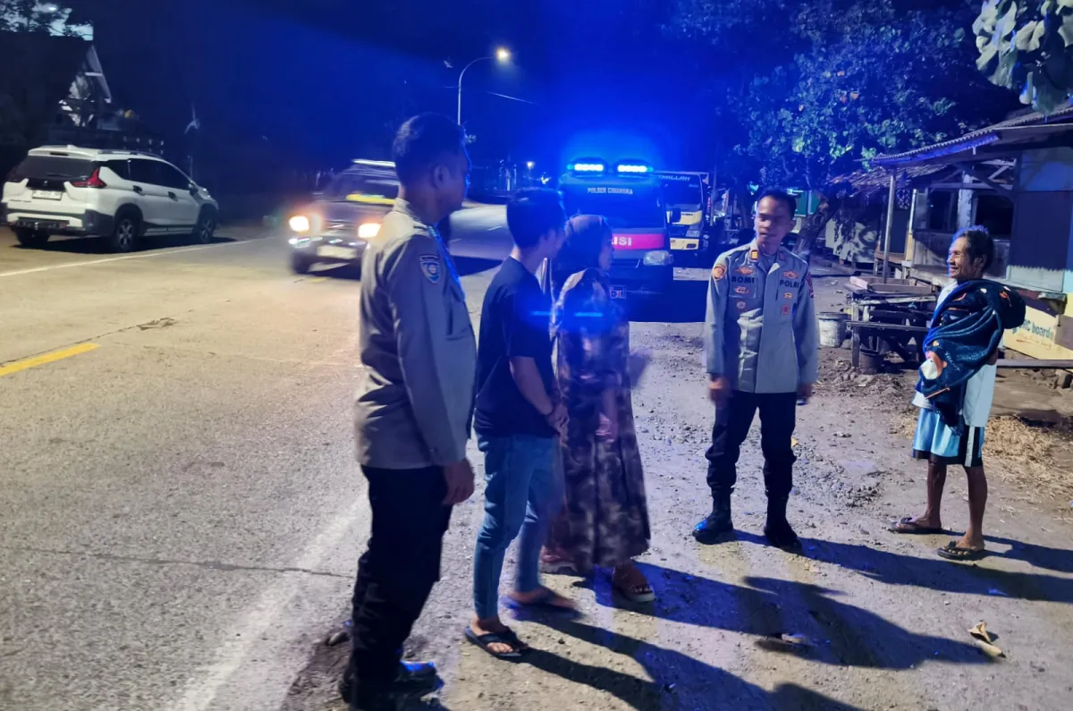 Merespons Laporan Warga, Polsek Cinangka Bubarkan Aksi Balap Liar di Desa Umbul Tanjung