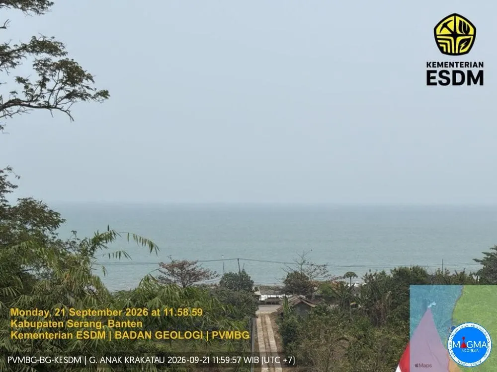 Waspada! Gunung Anak Krakatau Alami Tremor Menerus Hari Ini, Status Bertahan di Level III Siaga