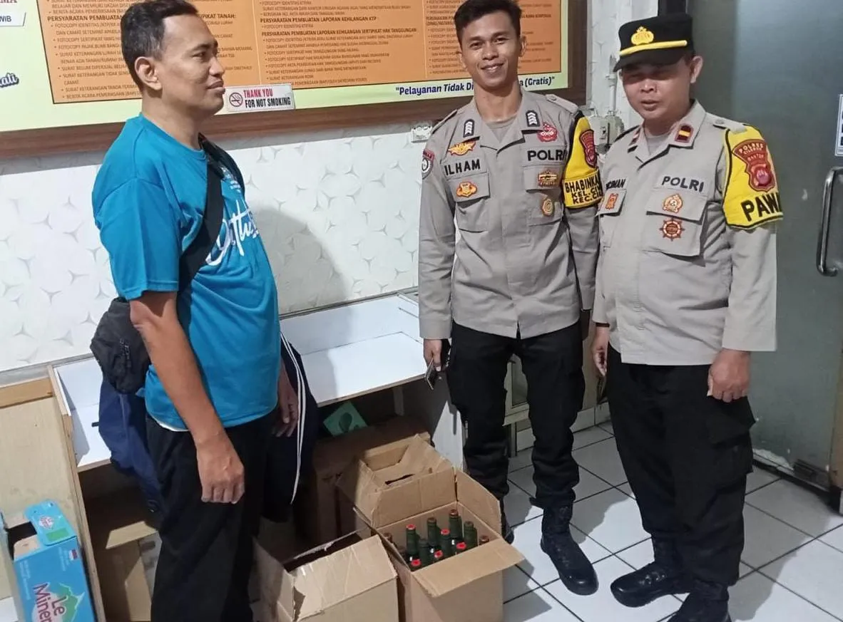 Berkedok Warung Jamu, Polsek Cilegon Gerebek Penjual Miras Ilegal